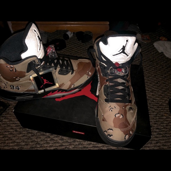 Jordan supreme 5 bamboo camo 2016